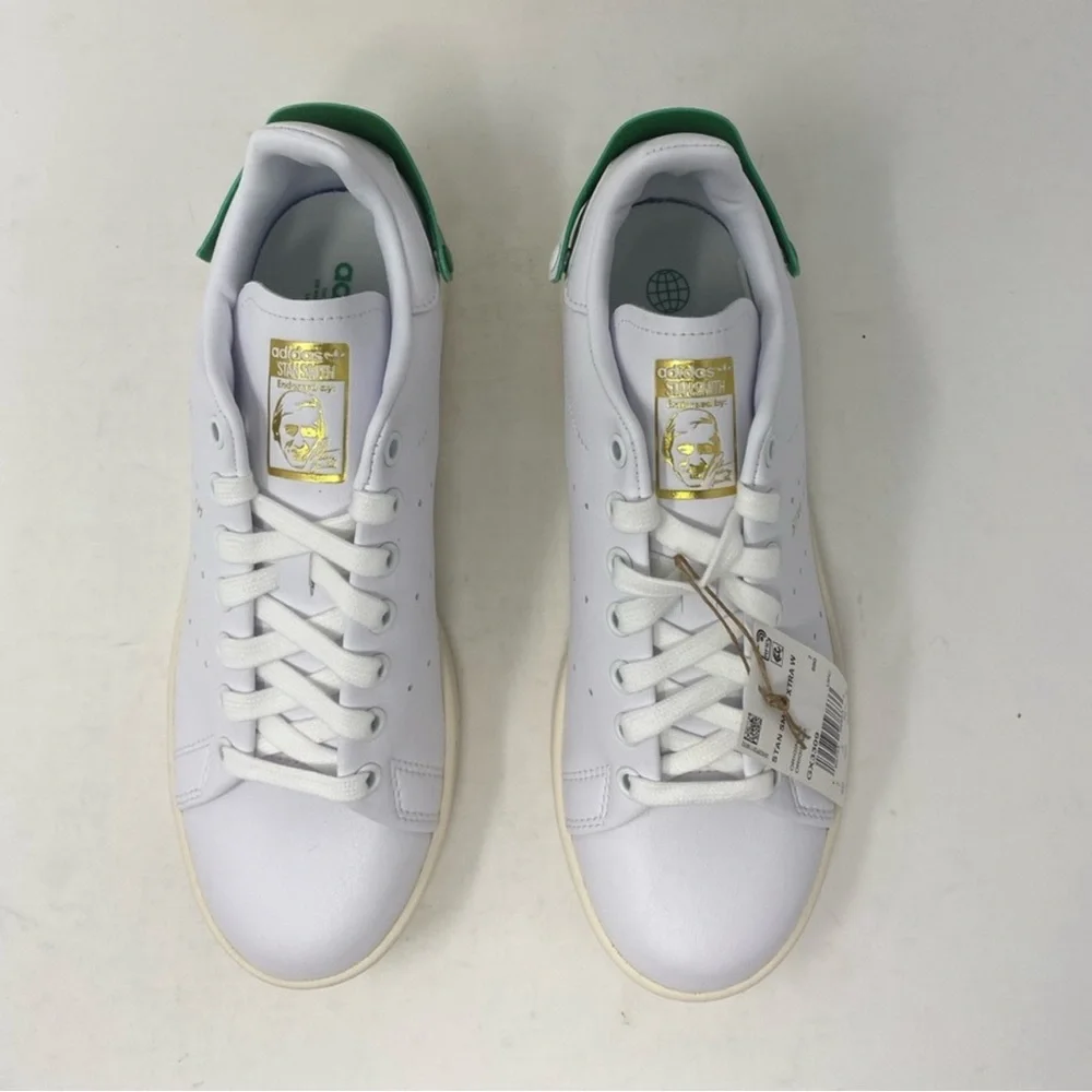 adidas Originals Stan Smith Xtra Women 8.5 Cloud White & Off White & straps NEW